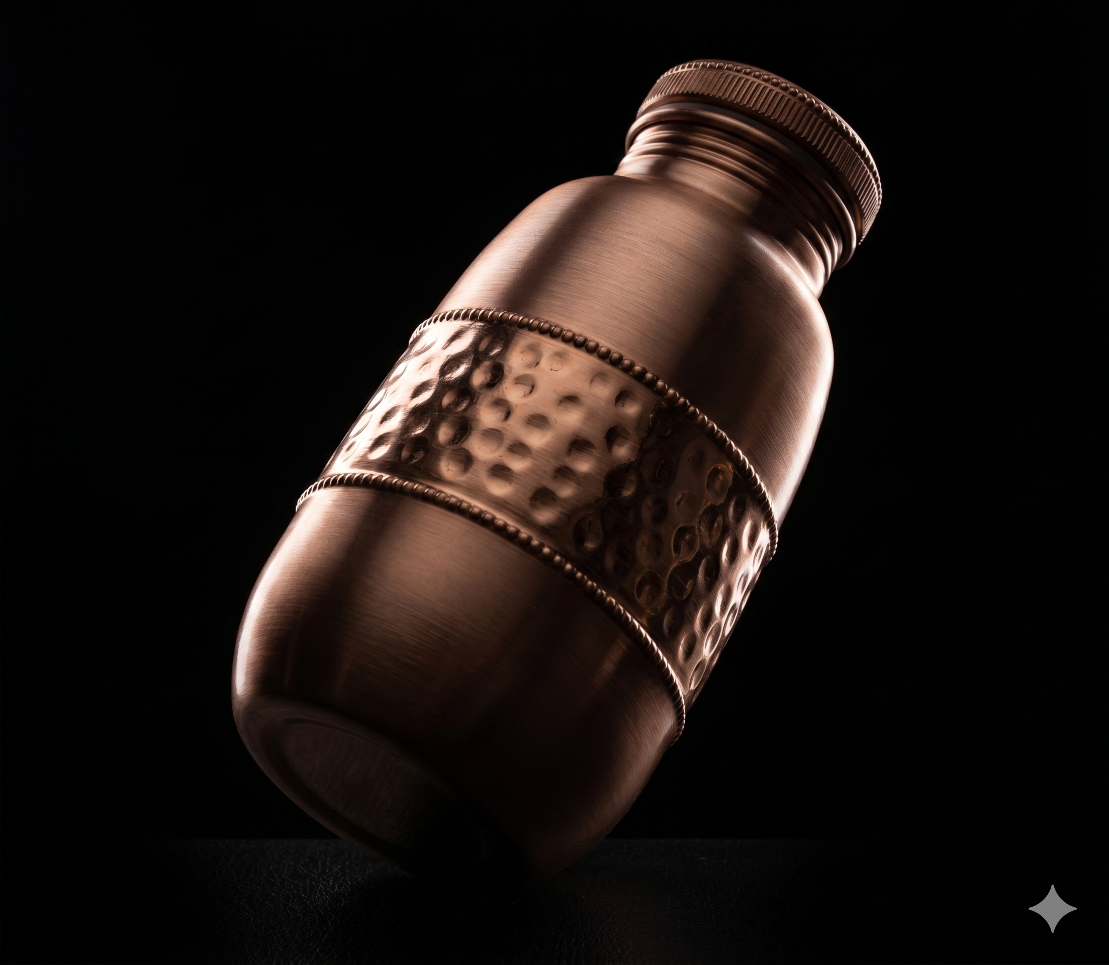 The Monolith Vessel, hand-finished pure copper